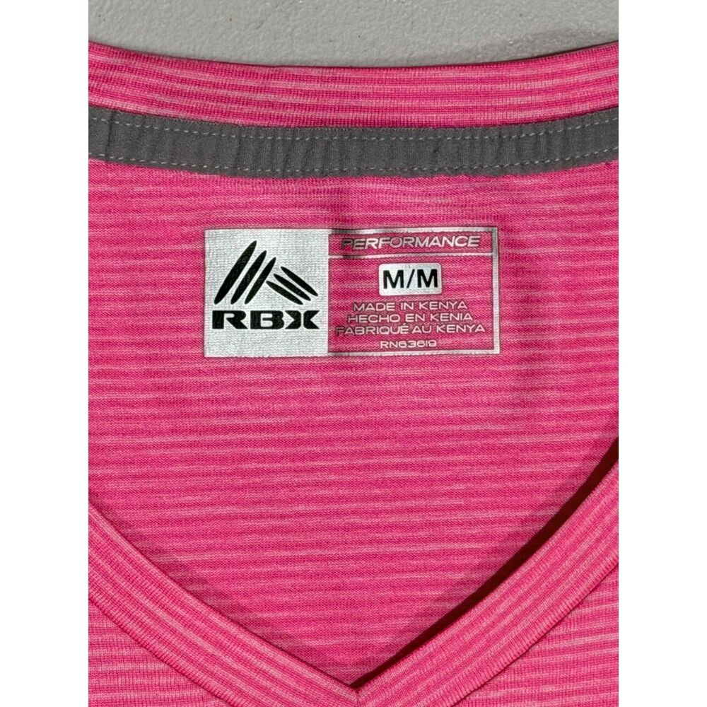 RBX Performance Women's Active Short Sleeve Tennis Pickleball Top Neon Pink Sz M - Picture 7 of 8
